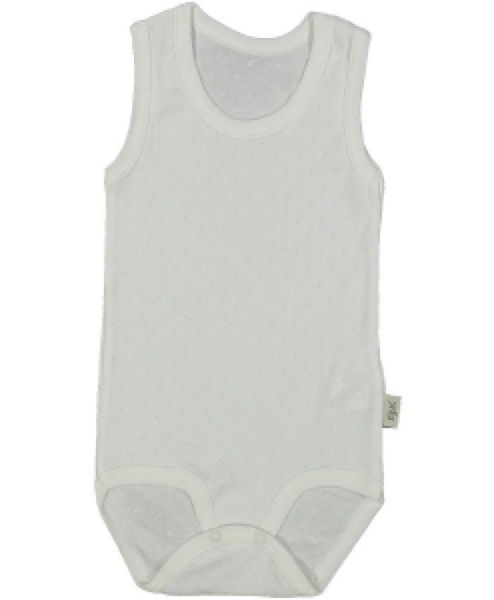 Unisex jakarlı kalın askılı çıtçıtlı bady