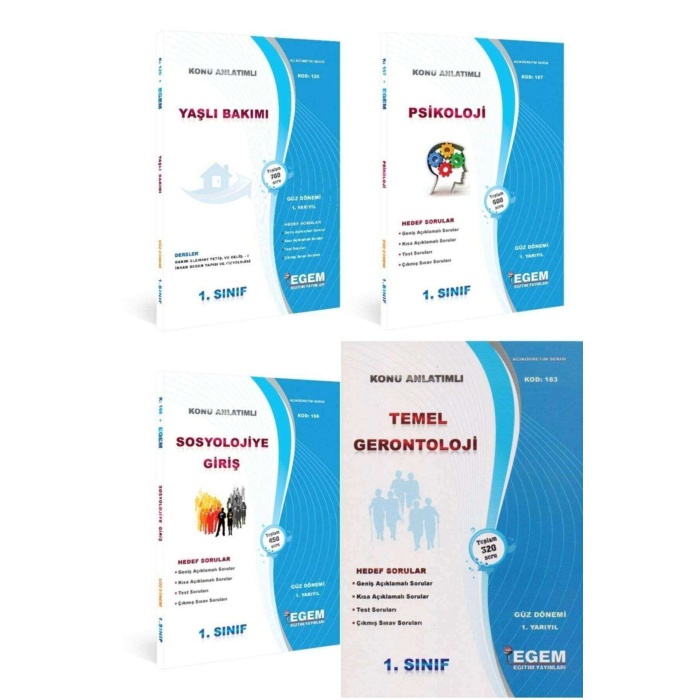 Aöf Yaşlı Bakımı 1 sınıf güz dönemi 1 dönem konu anlatımlı soru