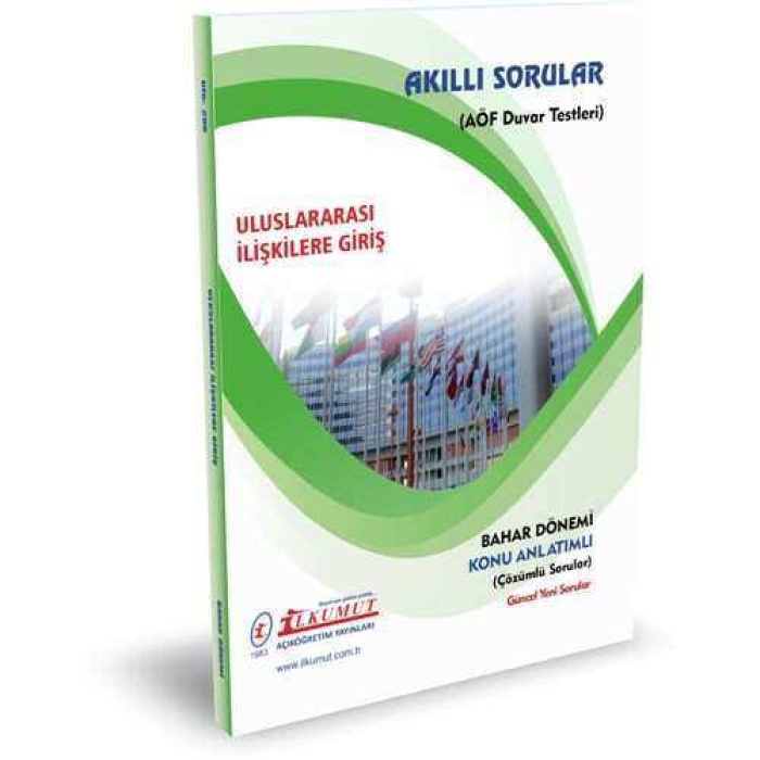 Aöf Uluslararası İlişkiler 1 Sınıf Bahar Dönemi 2 Dönem Konu Anlatımlı Soru Bankası