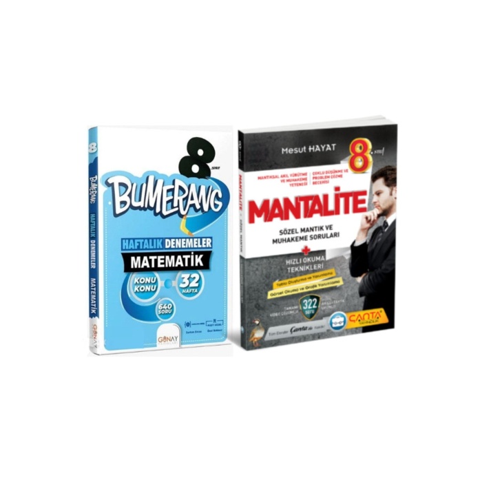 8.sınıf Lgs Bumerang Haftalık Denemeler Matematik + 8. Sınıf – Mantalite Sözel Mantık Ve Muhakeme