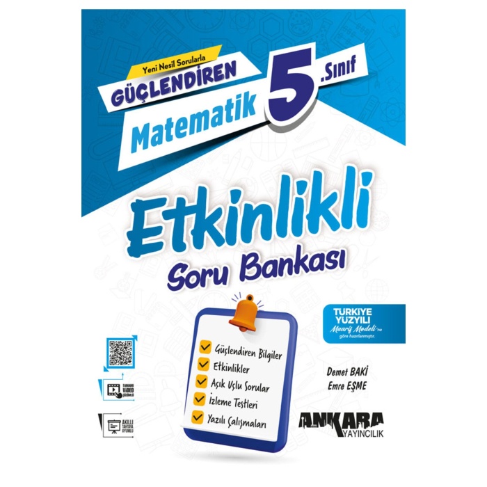 2024-2025 Müfredat 5 Sınıf Matematik Etkinlikli Sorular İzleme Testleri Yazılı Çalışmaları