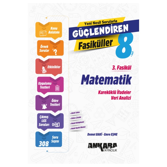 2024-2025 LGS 8 Sınıf Matematik Konu+Örnek Soru+Etkinlikler+Uygulama Testleri+Ödev Ve LGS Çıkmışlar