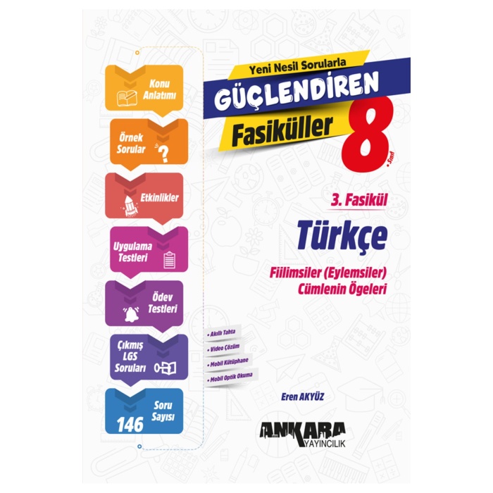 2024-2025 LGS 8 Sınıf Türkçe Konu+Örnek Soru+Etkinlikler+Uygulama Testleri+Ödev Ve LGS Çıkmışlar
