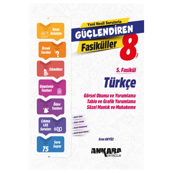 2024-2025 LGS 8 Sınıf Türkçe Konu+Örnek Soru+Etkinlikler+Uygulama Testleri+Ödev Ve LGS Çıkmışlar