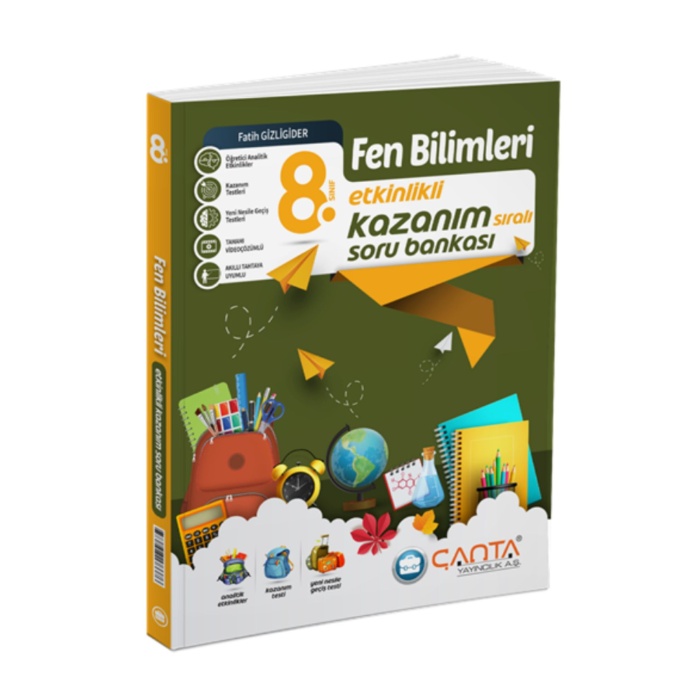 8.SINIF FEN BİLİMLERİ ETKİNLİKLİ SORU BANKASI-ÇANTA YAYINLARI