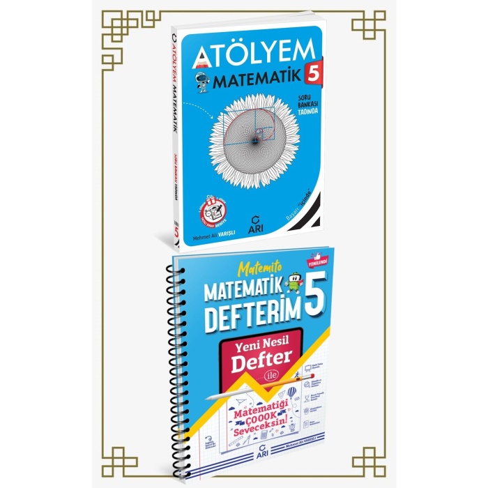 ARI YAYINLARI 5. SINIF MATEMATİK ATÖLYEM VE DEFTER SETİ