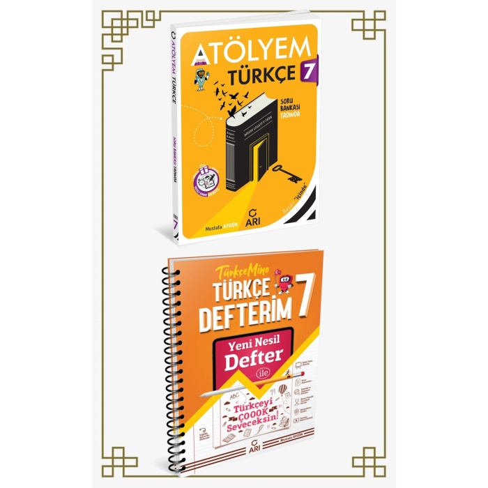 ARI YAYINLARI 7. SINIF TÜRKÇE ATÖLYEM VE DEFTER SETİ