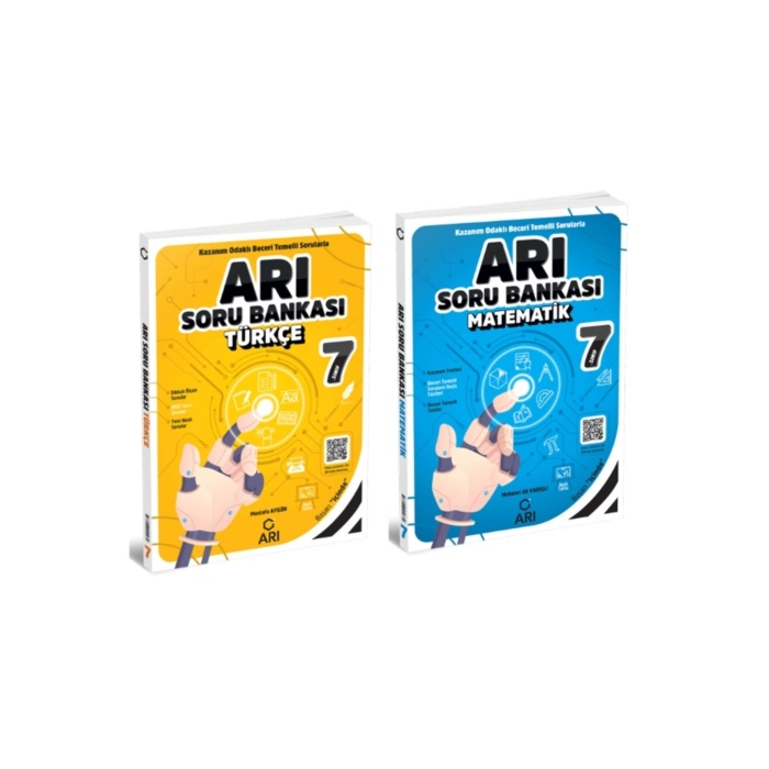 ARI YAYINCILIK 7. SINIF Türkçe + Matematik Soru Bankası