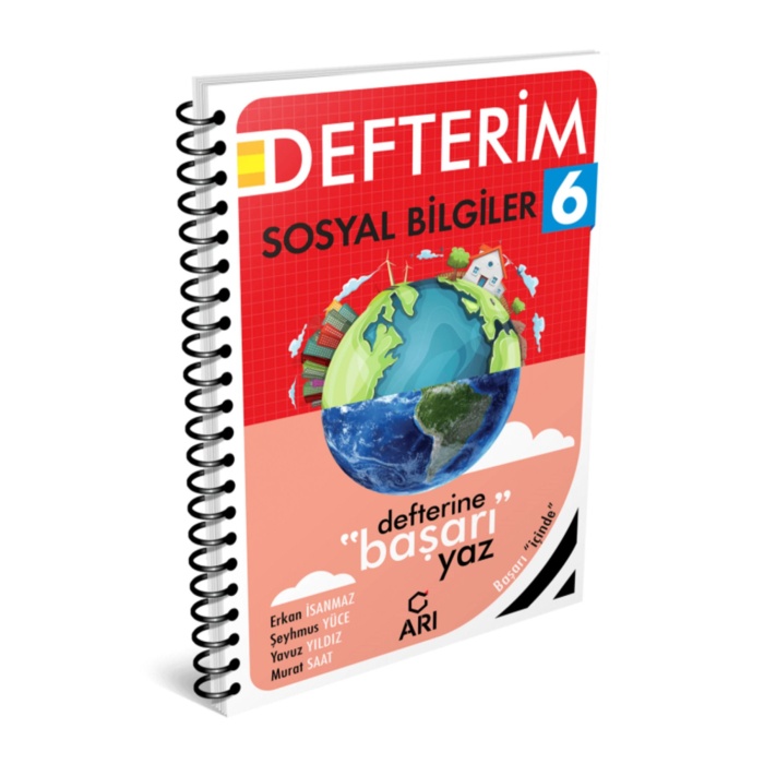 Arı Yayınları 6. Sınıf Akıllı Defter Seti (2024-2025 GÜNCEL BASKI) Ayraç Hediyeli