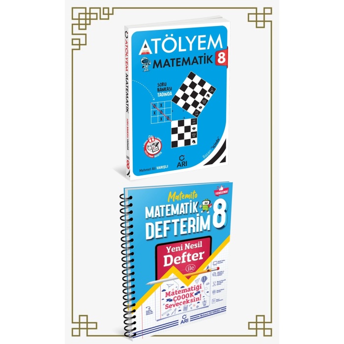 8. SINIF ARI YAYINLARI MATEMATİK ATÖLYEM VE DEFTER SETİ