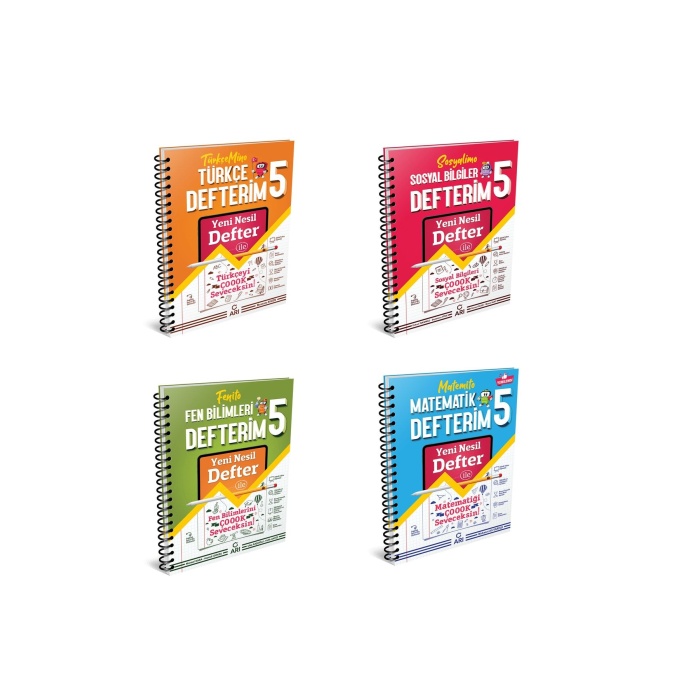 Arı Yayınları 5.sınıf Tüm Dersler Defter Seti