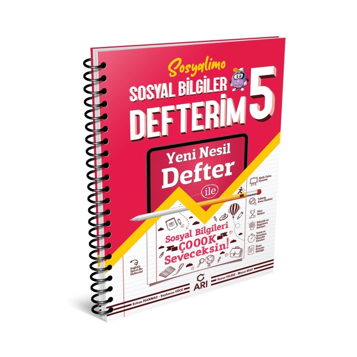 Arı Yayınları 5.sınıf Tüm Dersler Defter Seti