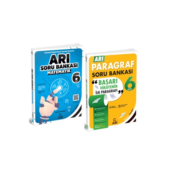 ARI YAYINCILIK 6. SINIF Matematik + Paragraf Soru Bankası