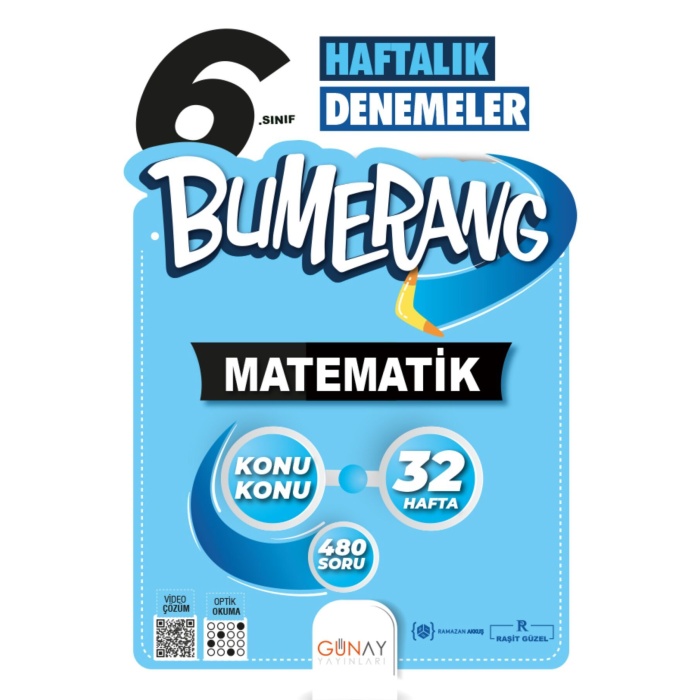 6. Sınıf Bumerang 32 Haftalık Matematik Denemeleri+ZOOM MATEMATİK SB+BUMERANG ETKİNLİKLİ MATEMATİK