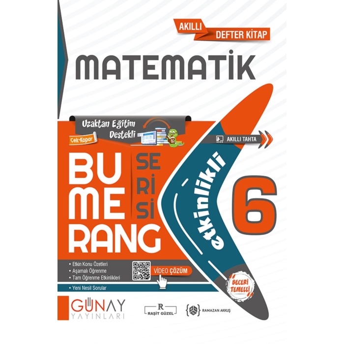 6. Sınıf Bumerang 32 Haftalık Matematik Denemeleri+ZOOM MATEMATİK SB+BUMERANG ETKİNLİKLİ MATEMATİK