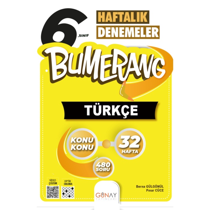 6.Sınıf Bumerang Türkçe Matematik Fen Bilimleri Deneme Seti   Komisyon