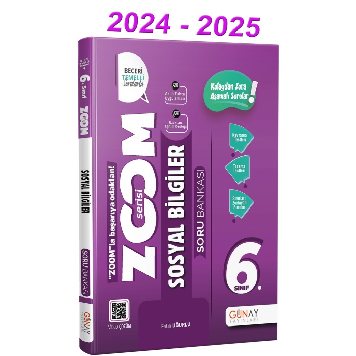 2024 2025 6.SINIF ZOOM SERİSİ SOSYAL BİLGİLER SORU BANKASI