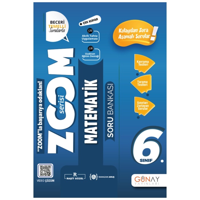 6.Sınıf Zoom Matematik Soru Bankası 2022-2023
