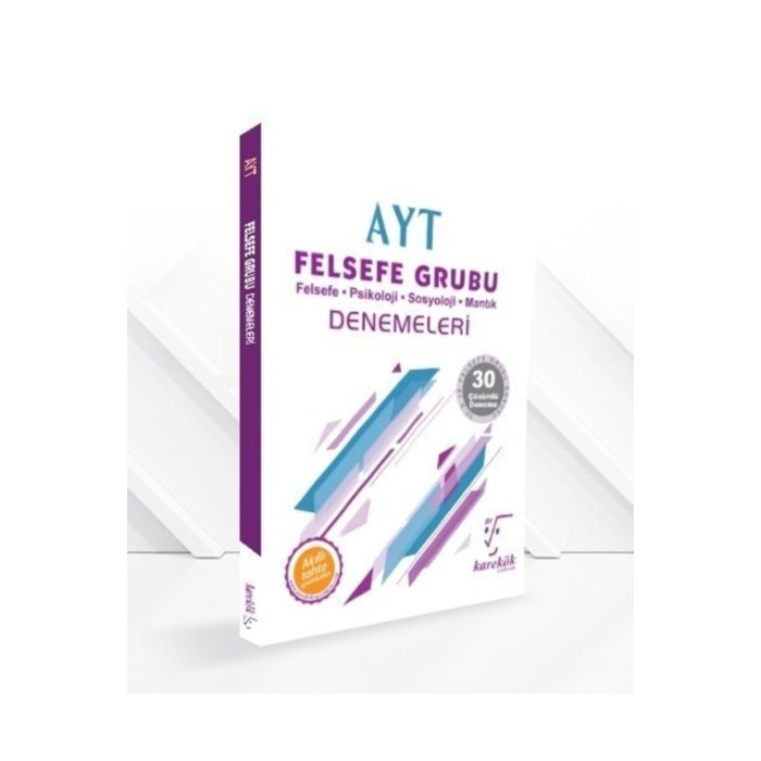 Yeni Müfredat Karekök Yayınları Güncel AYT Felsefe Grubu Denemeleri (30 Çözümlü Deneme)