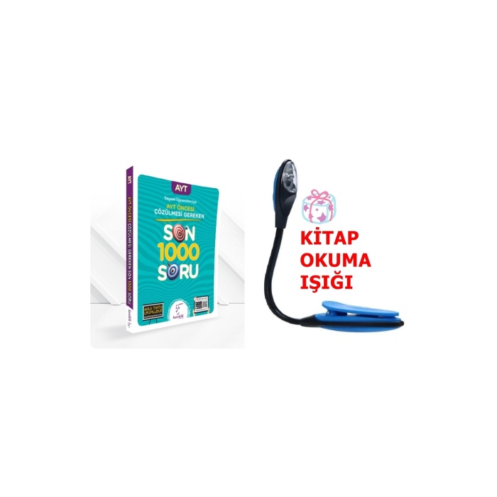 Karekök Yayın. AYT Sayısal Sınav Öncesi Çözülmesi Gereken Son 1000 Soru + Kitap Okuma Işığı Hediy
