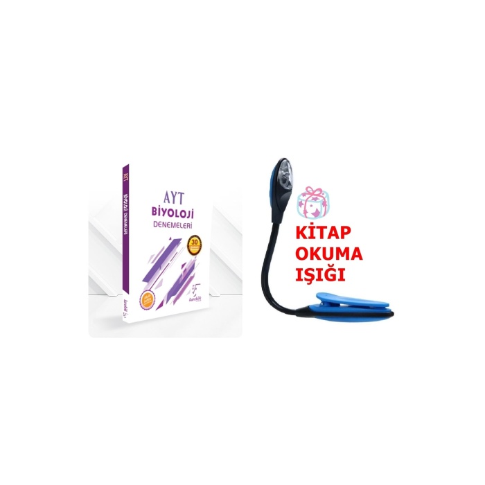 Karekök Yayın. AYT Biyoloji Deneme Seti Kazandıran Süper Set + Kitap Okuma Işığı Hediye