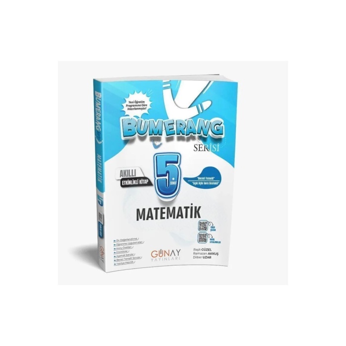 Günay Yayınları 5. Sınıf Matematik Bumerang Etkinlikli Akıllı Defter Kitap  (Müfredata Uygun)