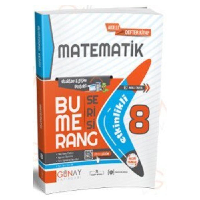 Günay Yayınları 8. Sınıf Matematik Etkinlikli Bumerang Serisi 2020-2021