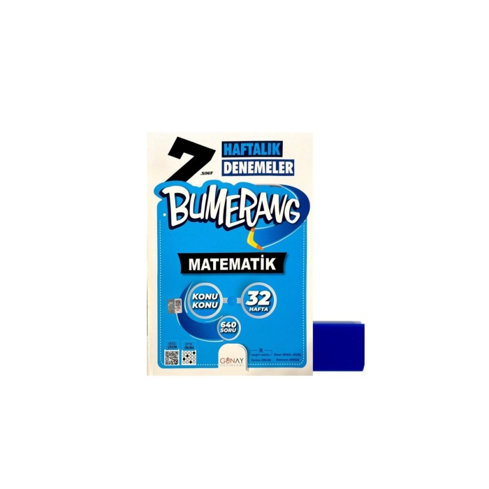 GÜNAY YAYINLARI 7.SINIF BUMERANG MATEMATİK BRANŞ DENEME-YENİ-(SİLGİ HEDİYE)