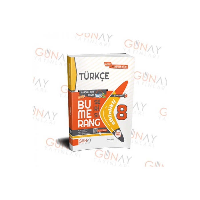 8. Sınıf Bumerang Etkinlikli Türkçe - Günay Yayınları