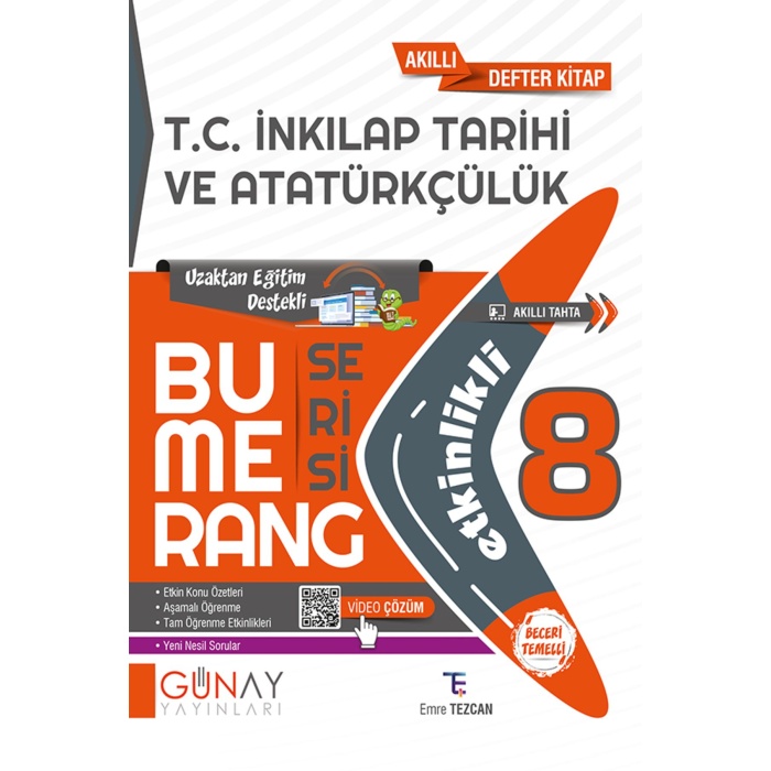 Günay Yayınları 8. Sınıf Lgs Bumerang Serisi Konu Anlatımlı Ve Etkinlikli Soru Bankası Set