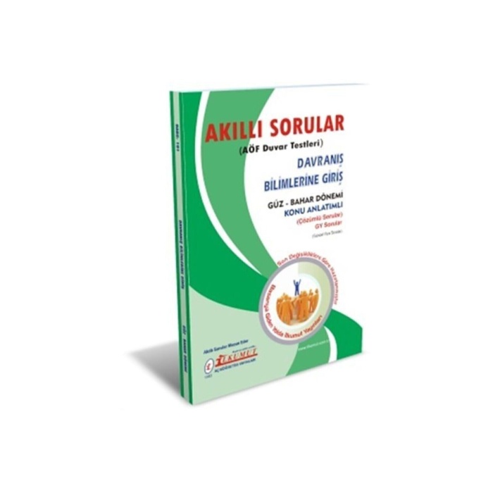 Aöf İlkumut – Davranış Bilimlerine Giriş – (Konu Anlatımlı - Çözümlü Sorular)
