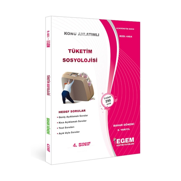 Aöf Sosyoloji 4 Sınıf 8 Dönem (Bahar Dönemi) Konu Anlatımlı Soru Bankası Set