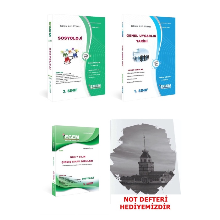 Aöf Sosyoloji 3 Sınıf 6 Yarıyıl (Bahar Dönemi) Konu Anlatımlı Soru Bankası Set + Çıkmış