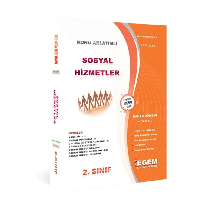 Aöf Sosyal Hizmetler 1 Ve 2 Sınıf 2 Ve 4 Yarıyıl (Bahar Dönemi) Konu Anlatımlı Soru Bankası Set