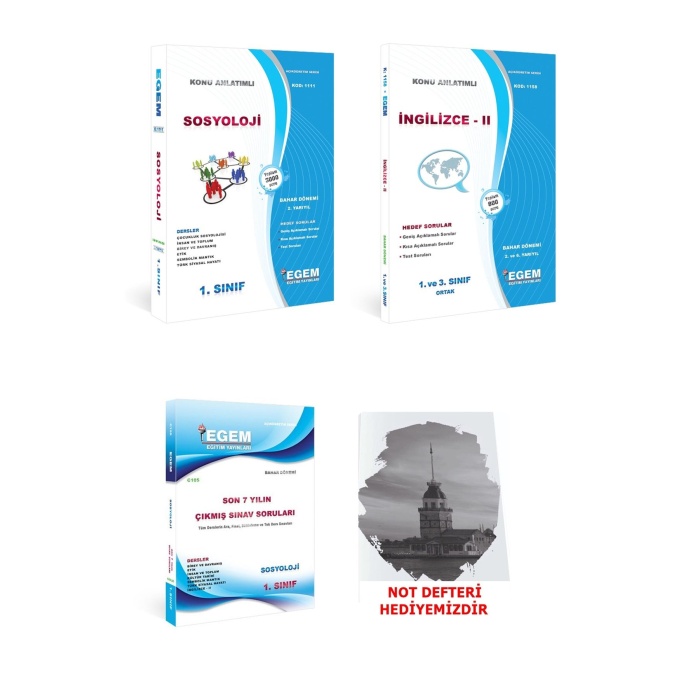 Aöf Sosyoloji 1 Sınıf 2 Yarıyıl (Bahar Dönemi) Konu Anlatımlı Soru Bankası Set + Çıkmış