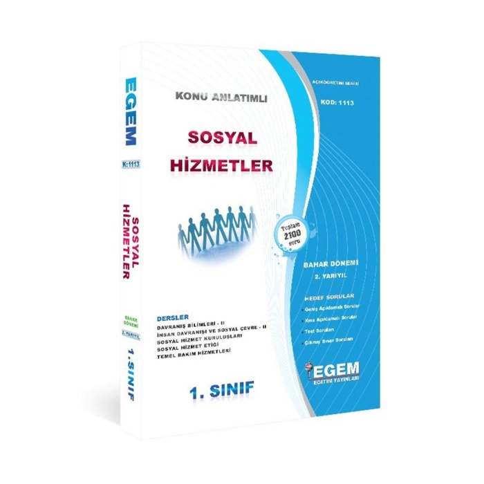 Aöf Sosyal Hizmetler 1 Sınıf 2 Yarıyıl (Bahar Dönemi) Konu Anlatımlı Soru Bankası