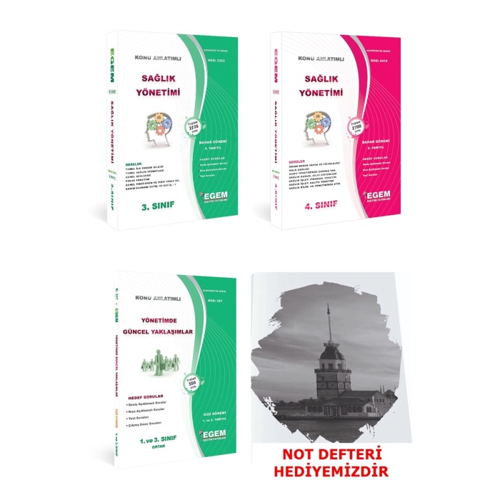Aöf Sağlık Yönetimi 3 Ve 4 Sınıf 6 Ve 8 Yarıyıl (Bahar Dönemi) Konu Anlatımlı Soru Bankası Set