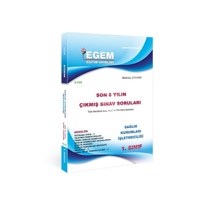 Aöf Sağlık Kurumları İşletmeciliği 1 Sınıf 2. Dönem (Bahar Dönemi) Konu Anlatımlı Soru + Çıkmış Set