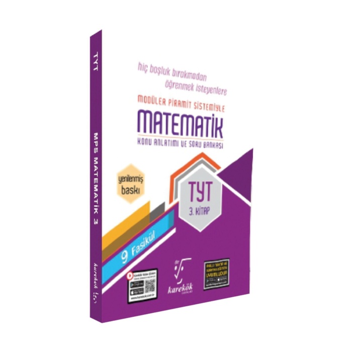 Karekök TYT Matematik Konu Anlatımlı Soru Bankası Seti 3 Kitap Birden MPS (Yeni Baskı)