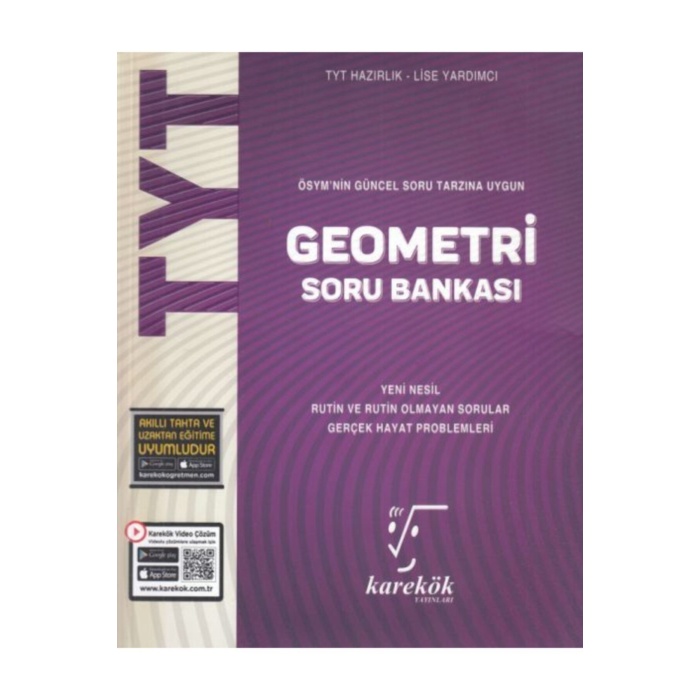 Karekök Tyt Geometri Soru Bankası Yeni