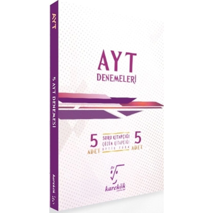 Karekök Yayınları Ayt 5 Çözümlü Deneme