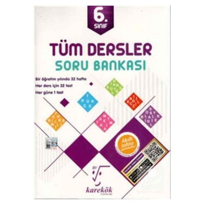 Karekök Yayınları 6. Sınıf Tüm Dersler Soru Bankası