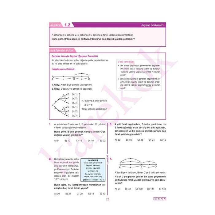 Yeni. Güncel 10.Sınıf Matematik Konu Anlatımı MPS + Soru Bankası