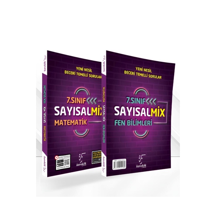 Yeni Müf. Karekök Yayınları 7.Sınıf Sayısal Konu Anlatımı MPS + SayısalMix Seti