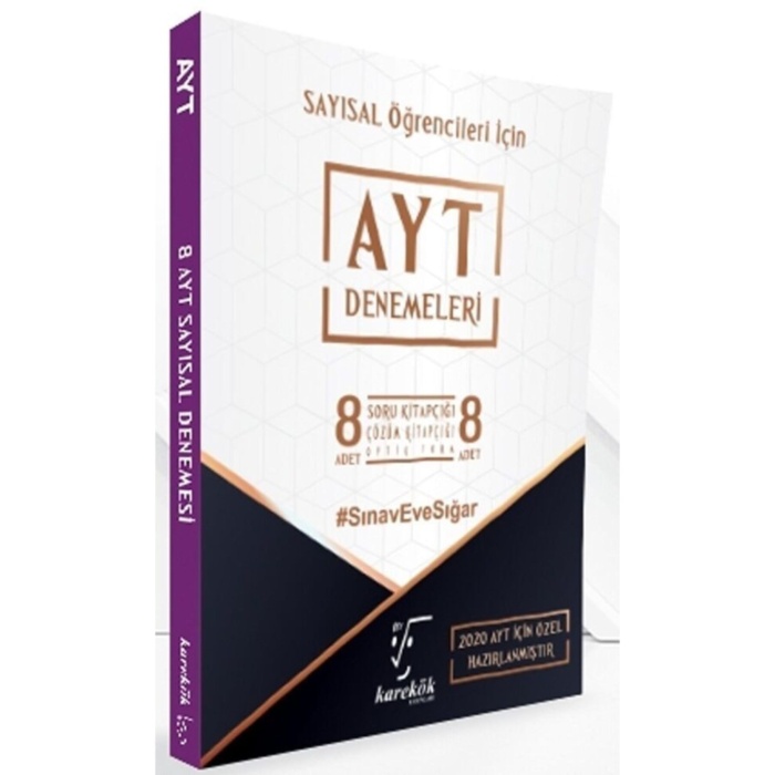 Karekök Yayınları Ayt Sayısal Özel 8 Li Paket Deneme