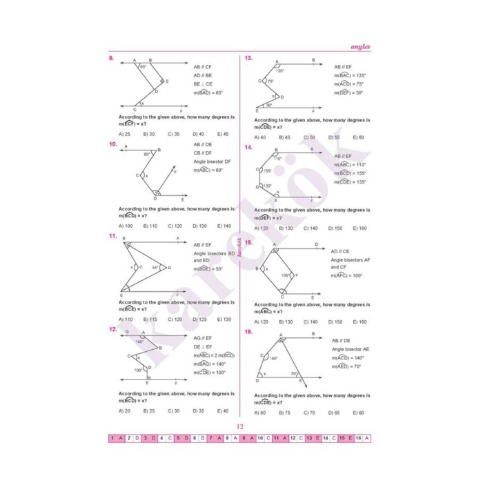 Yeni Müfredat Karekök Yayınları Güncel Challenging Questions In Euclidean Geometry For High School S