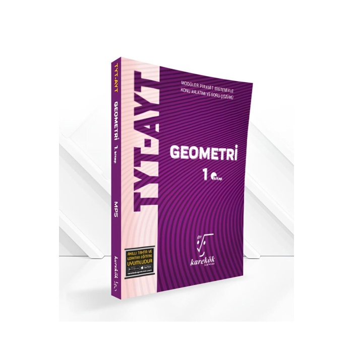 Yeni Bas. Karekök Yayınları Güncel TYT-AYT Geometri 1.Kitap Konu Anlatımlı Çözümlü Soru MPS (MOD