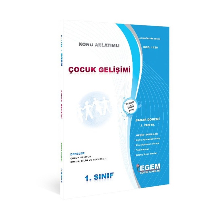 Aöf Çocuk Gelimişi 1. Sınıf 2. Dönem ( Bahar Dönemi ) Konu Anlatımlı Soru Bankası