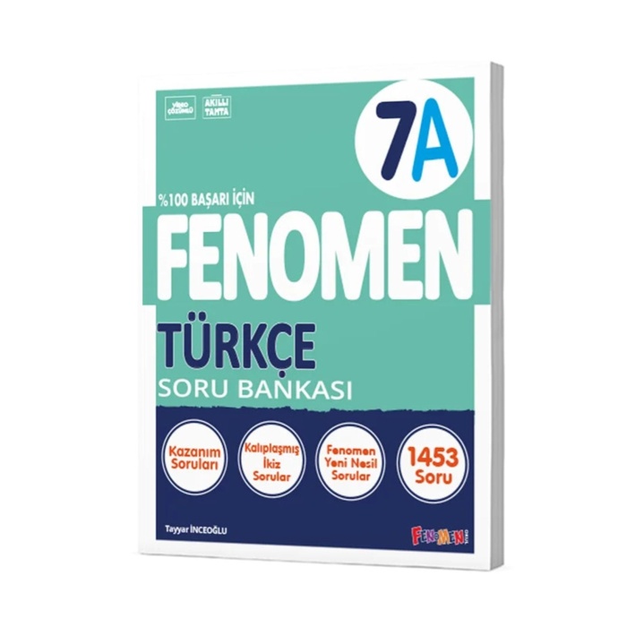 2024-2025 Müfredat Yeni Nesil 7.Sınıf A Serisi Türkçe Soru Bankası