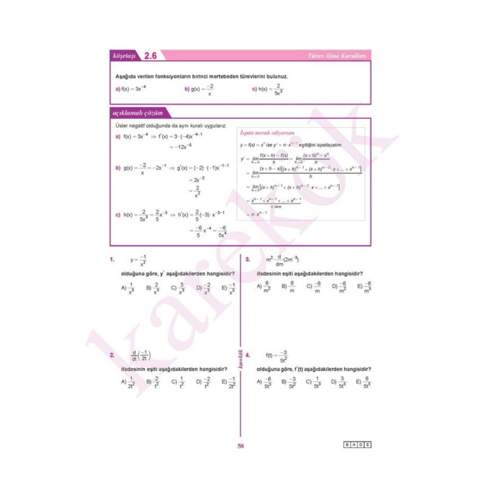 Güncel Karekök Yayınları Güncel AYT Matematik 2.Kitap Konu Anlatımlı Çözümlü Soru MPS (MODÜLER P
